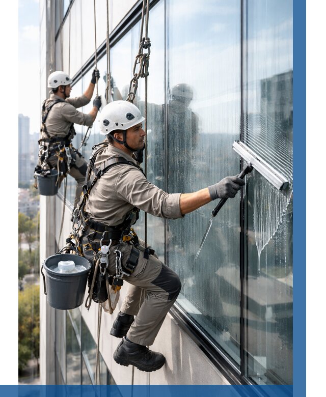 Мойка окон альпинистами в Минусинске от 4572 р. | ВЫСОТНИК-Мнс
