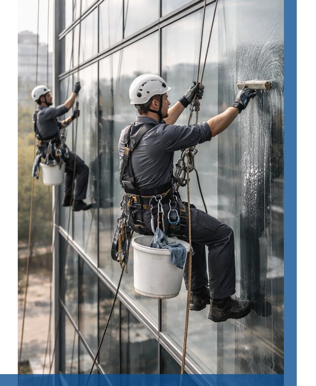 Мойка сплошного остекления в Минусинске, заказать от 305 р.| ВЫСОТНИК-Мнс