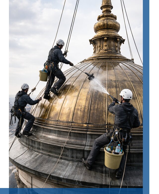 Мойка куполов и шпилей в Минусинске от 8129 р. - заказать | ВЫСОТНИК-Мнс