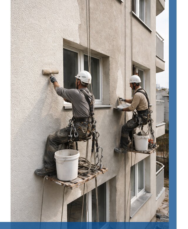 Нанесение короеда на фасад в Минусинске от 457 р. | ВЫСОТНИК-Мнс