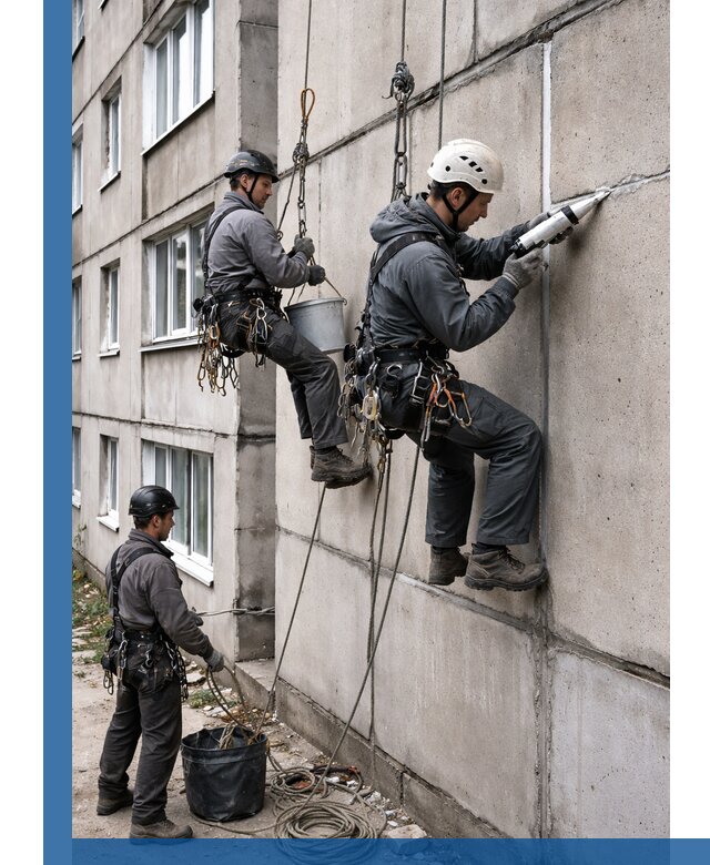 Герметизация межпанельных швов в Минусинске с гарантией герметичности