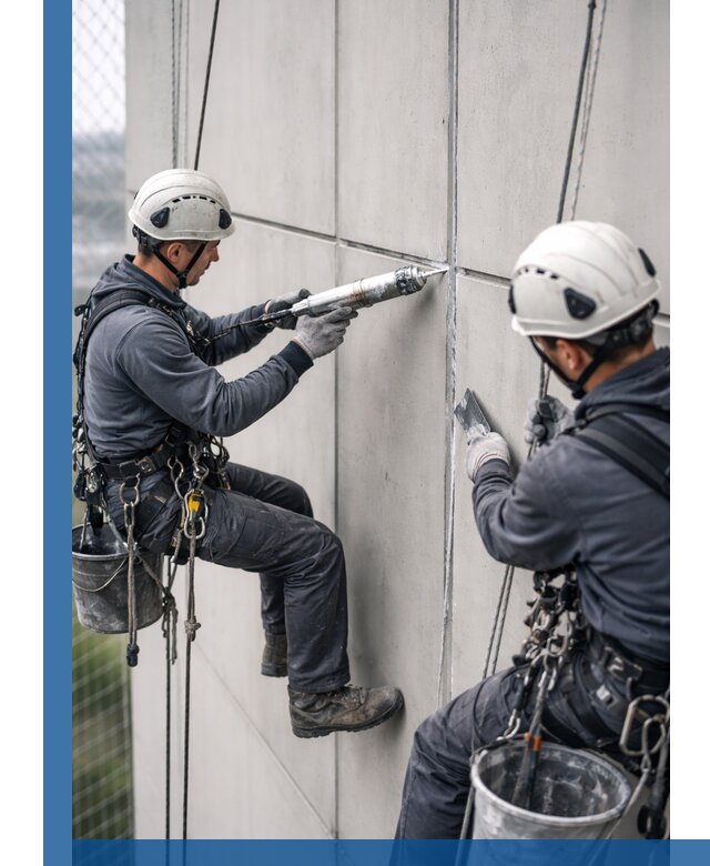 Первичная герметизация швов фасадов и кровель в Минусинске