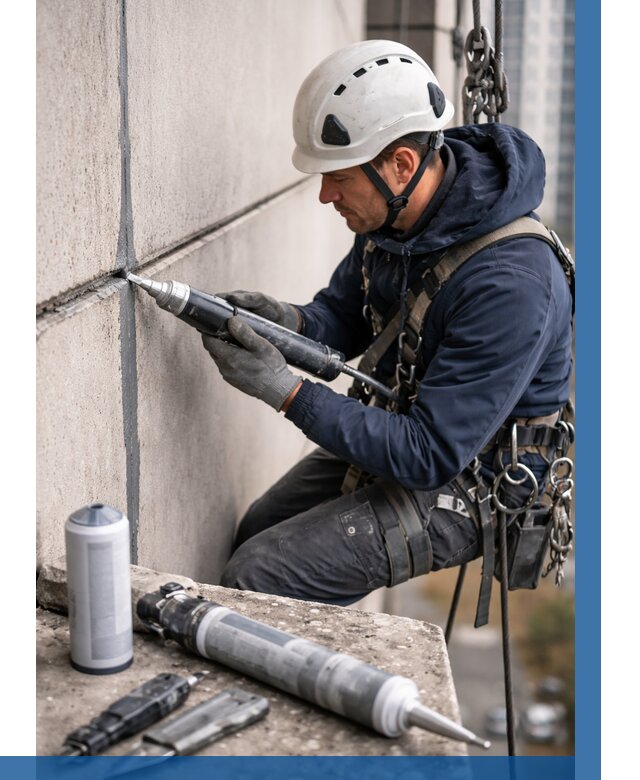 Вторичная герметизация швов в Минусинске от 457 р. | ВЫСОТНИК-Мнс