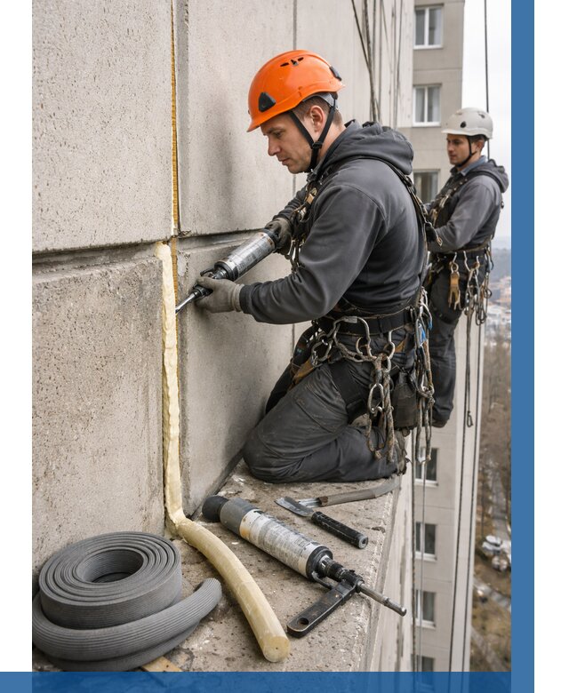 Теплый шов межпанельные швы в Минусинске от 711 р. | ВЫСОТНИК-Мнс