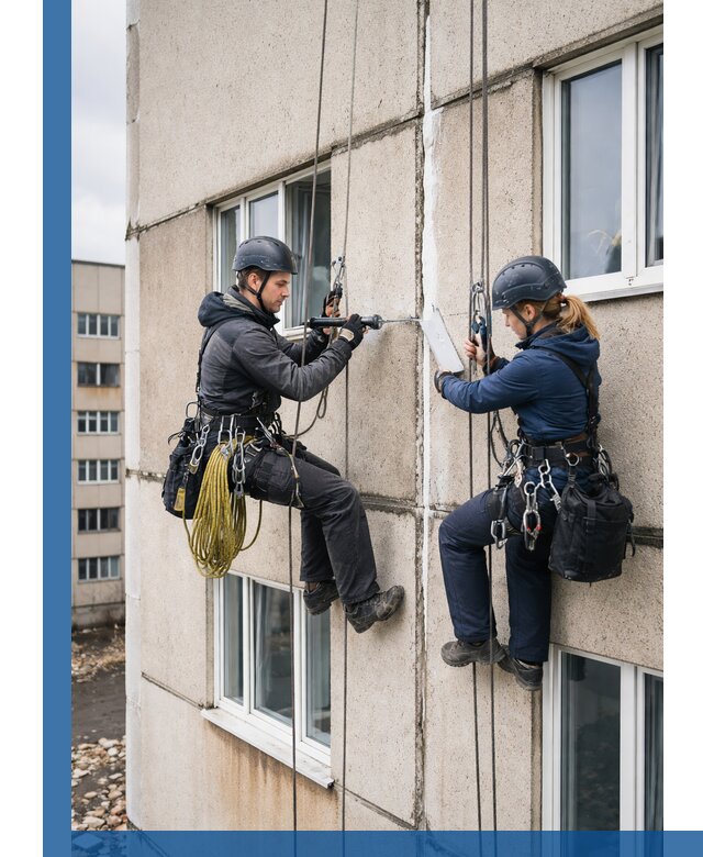 Герметизация межпанельных швов тёплым швом в Минусинске