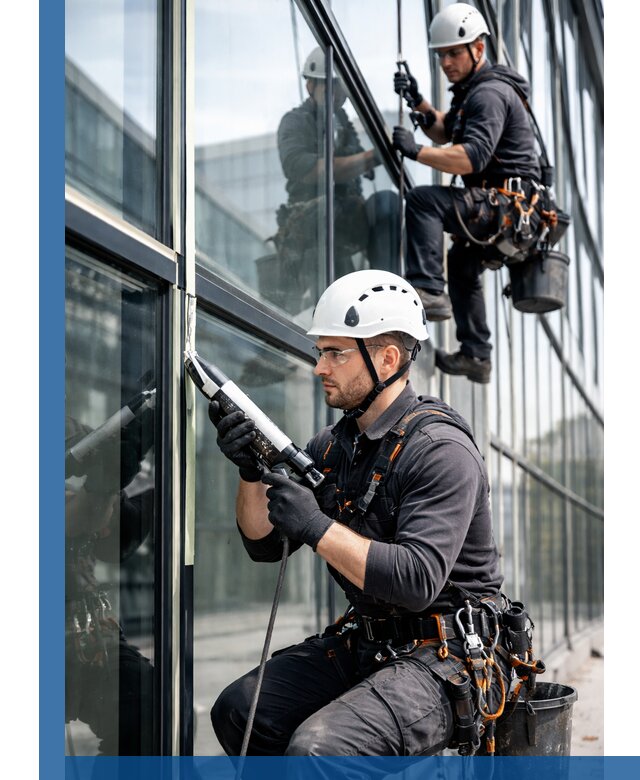 Герметизация витражных швов в Минусинске для зданий и фасадов