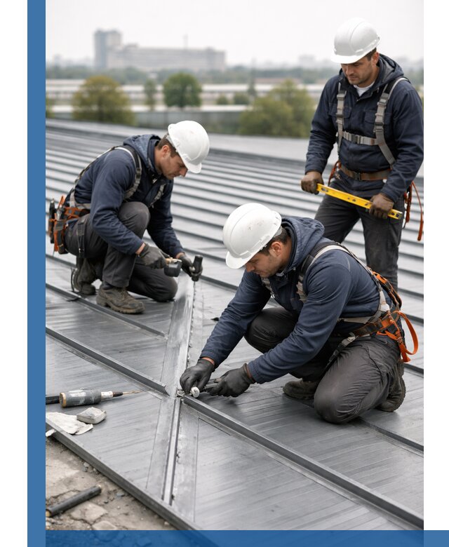 Ремонт фальцевой кровли в Минусинске срочно и качественно