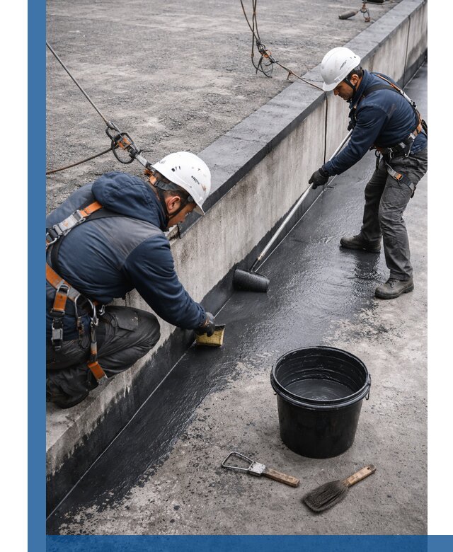 Гидроизоляция кровли жидкой резиной профессионально в Минусинске