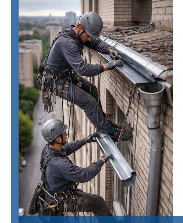 Ремонт водосточных желобов в Минусинске, быстро и качественно