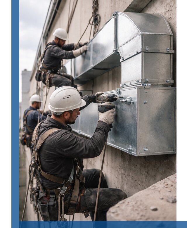 Профессиональный монтаж вентиляционных коробов в Минусинске под ключ