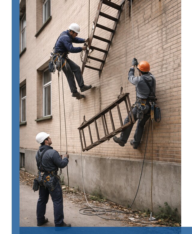 Демонтаж пожарной лестницы в Минусинске быстро и безопасно