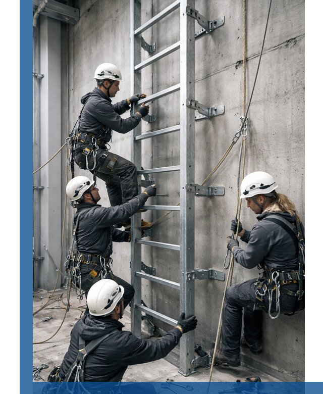 Монтаж металлических лестниц в Минусинске под ключ со гарантией