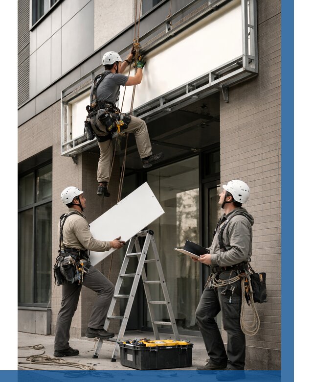 Монтаж светового короба в Минусинске от 6605 р. | ВЫСОТНИК-Мнс