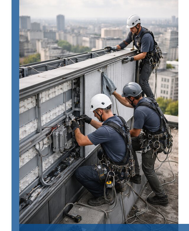 Профессиональное обслуживание крышной рекламы в Минусинске под ключ