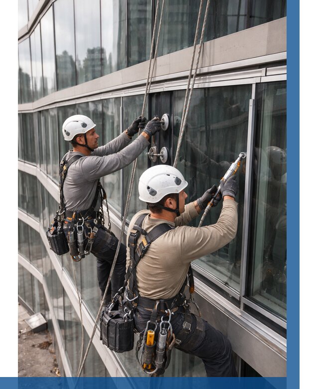 Радиусное остекление фасада в Минусинске от 12193 р. | ВЫСОТНИК-Мнс