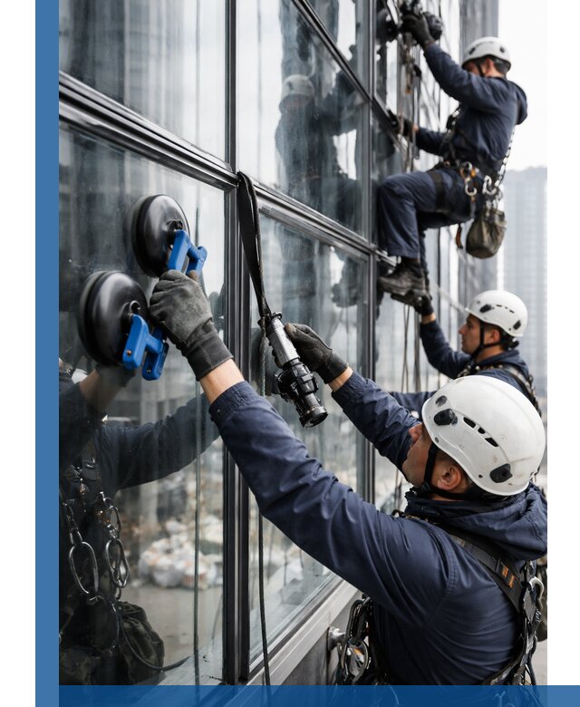 Радиусное остекление фасадов под ключ в Минусинске с гарантиями