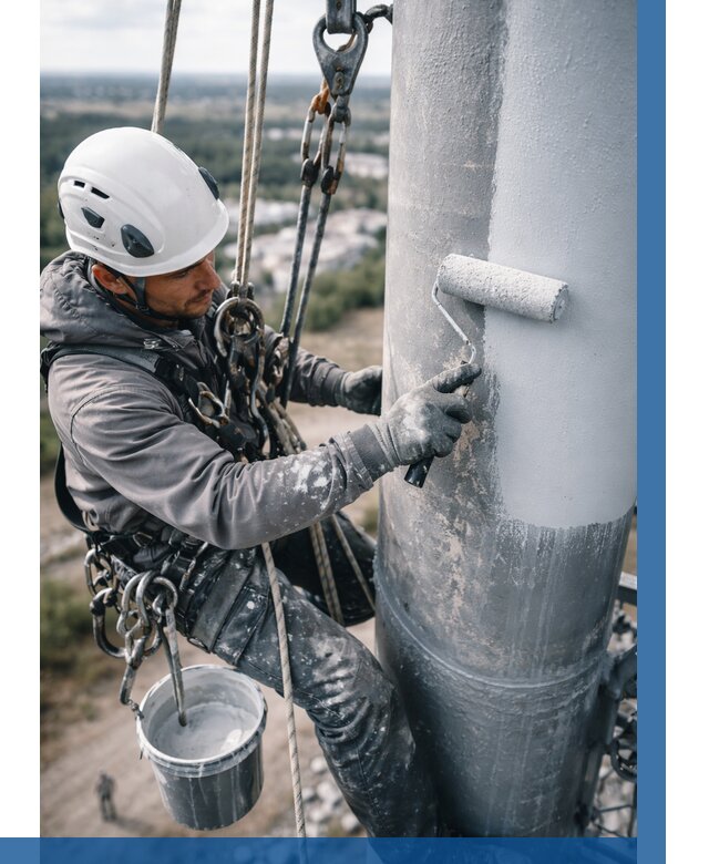 Покраска мачт связи под ключ в Минусинске от 864 р. | ВЫСОТНИК-Мнс