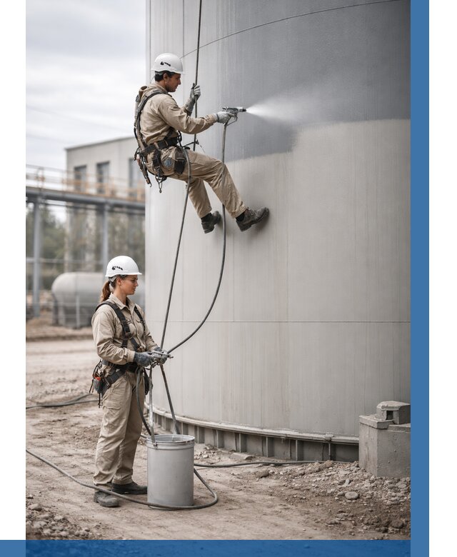 Покраска резервуаров в Минусинске от 1219 р. | ВЫСОТНИК-Мнс — заказать