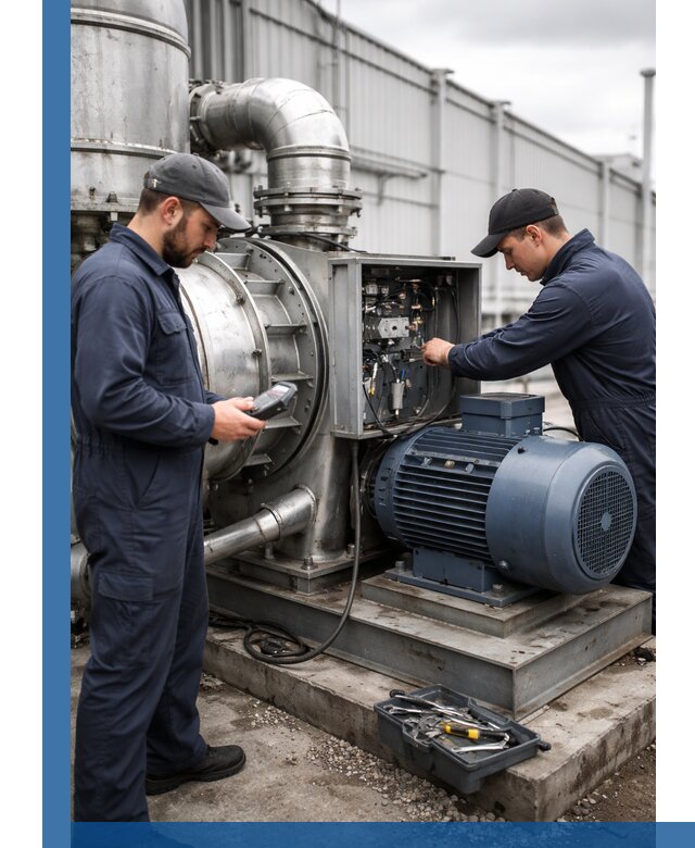 Техническое обслуживание промышленного оборудования в Минусинске