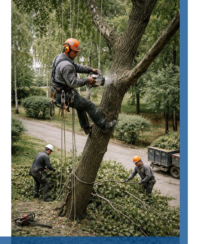 Кронирование деревьев в Минусинске от 6605 р. | ВЫСОТНИК-Мнс