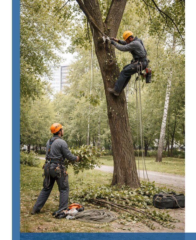 Санитарная обрезка деревьев в Минусинске, профессионально и безопасно