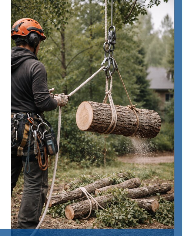Валка деревьев частями в Минусинске от 7621 р. | ВЫСОТНИК-Мнс