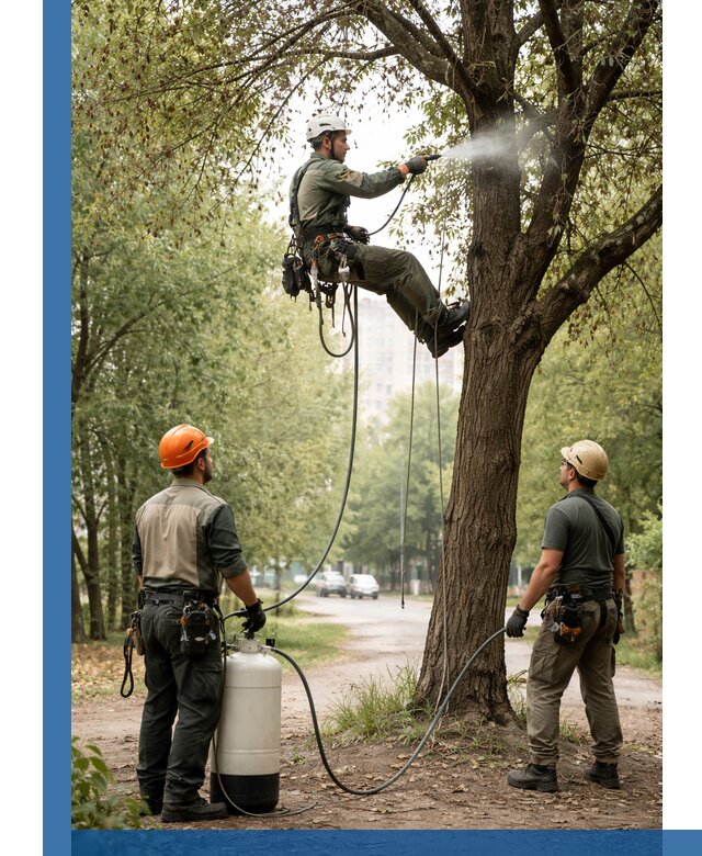 Обработка деревьев от вредителей в Минусинске профессиональная защита