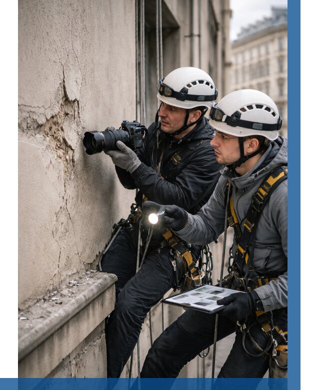 Фотофиксация дефектов фасада в Минусинске от 4572 р. | ВЫСОТНИК-Мнс