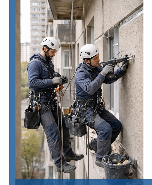 Промышленные альпинисты высотные работы и монтаж в Минусинске